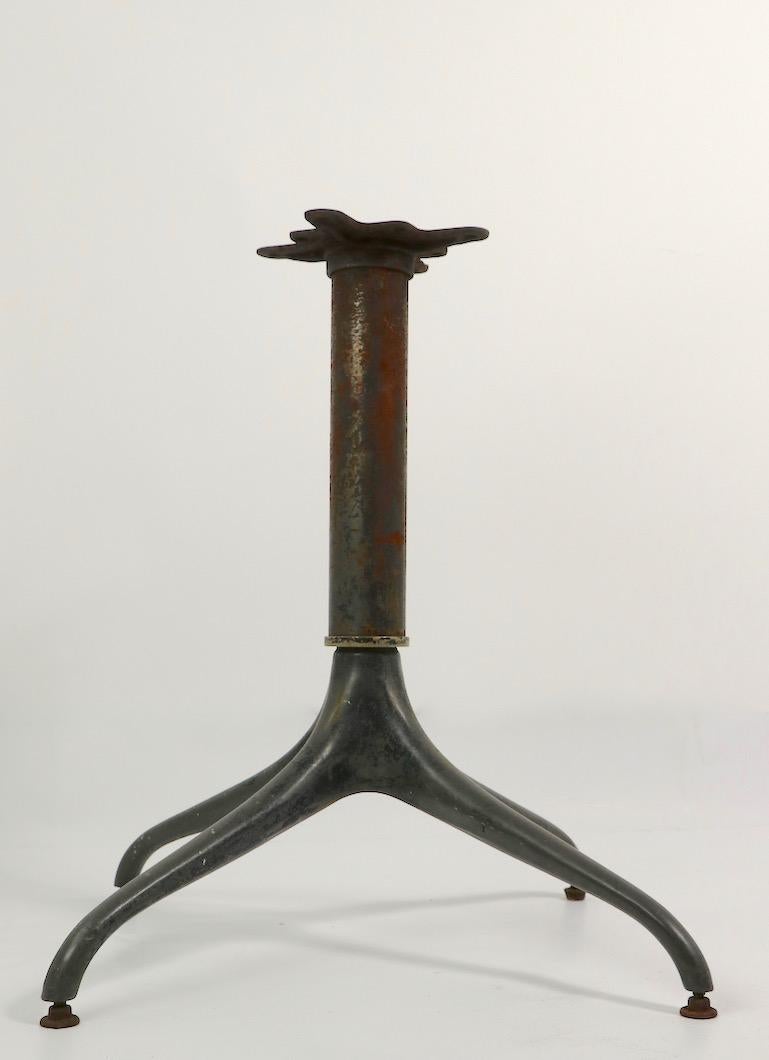 Cast Iron Cafe Table Base In Fair Condition In New York, NY