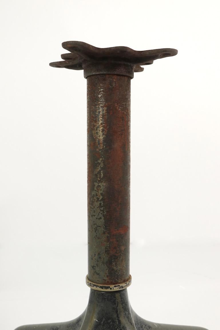 20th Century Cast Iron Cafe Table Base