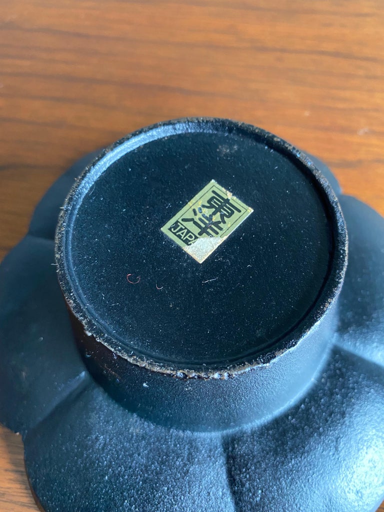 Cast Iron Candle Holder, Japan circa, 1960 For Sale at 1stDibs