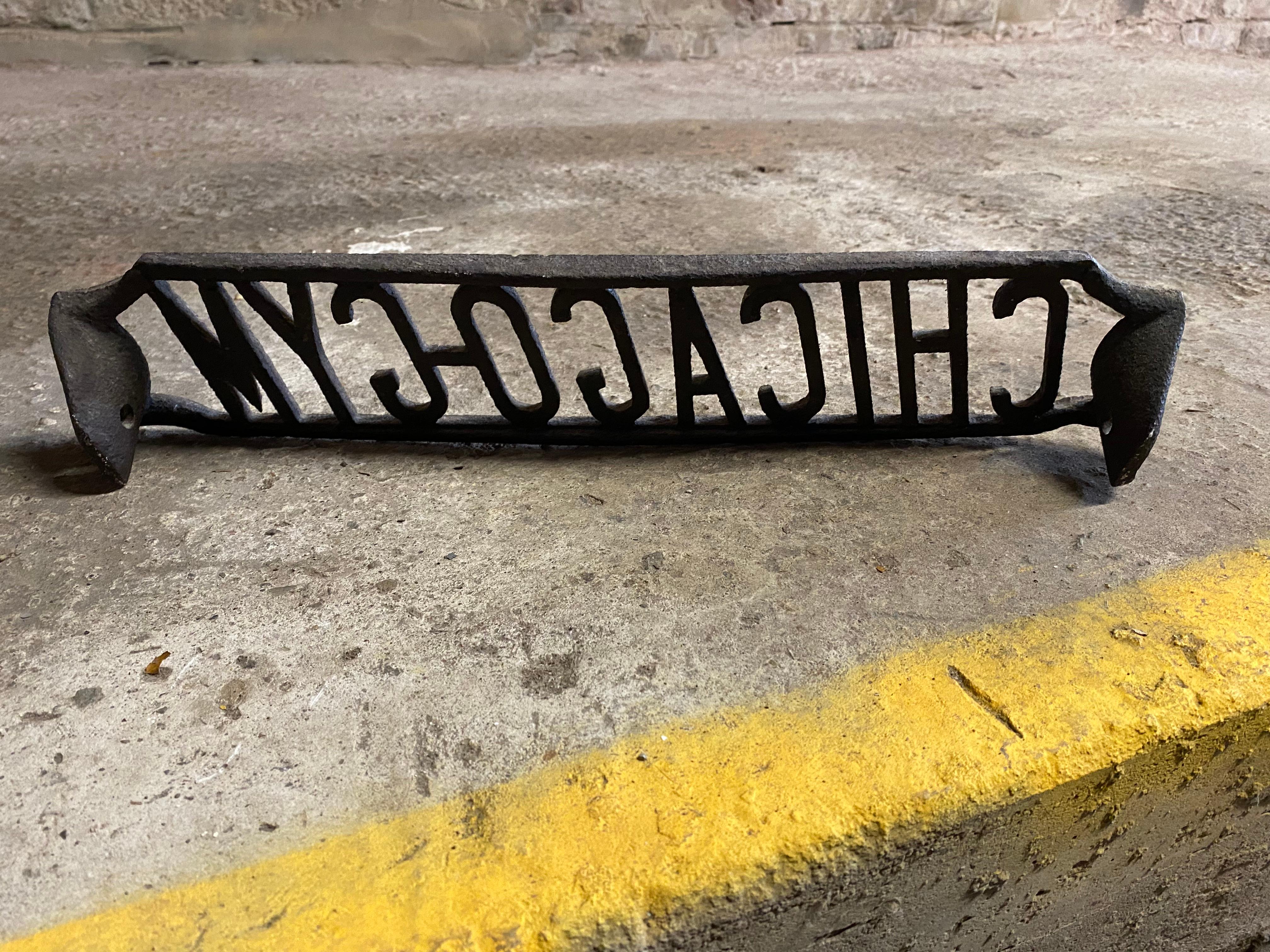 Cast Iron Chicago Gym Step In Good Condition In Garnerville, NY