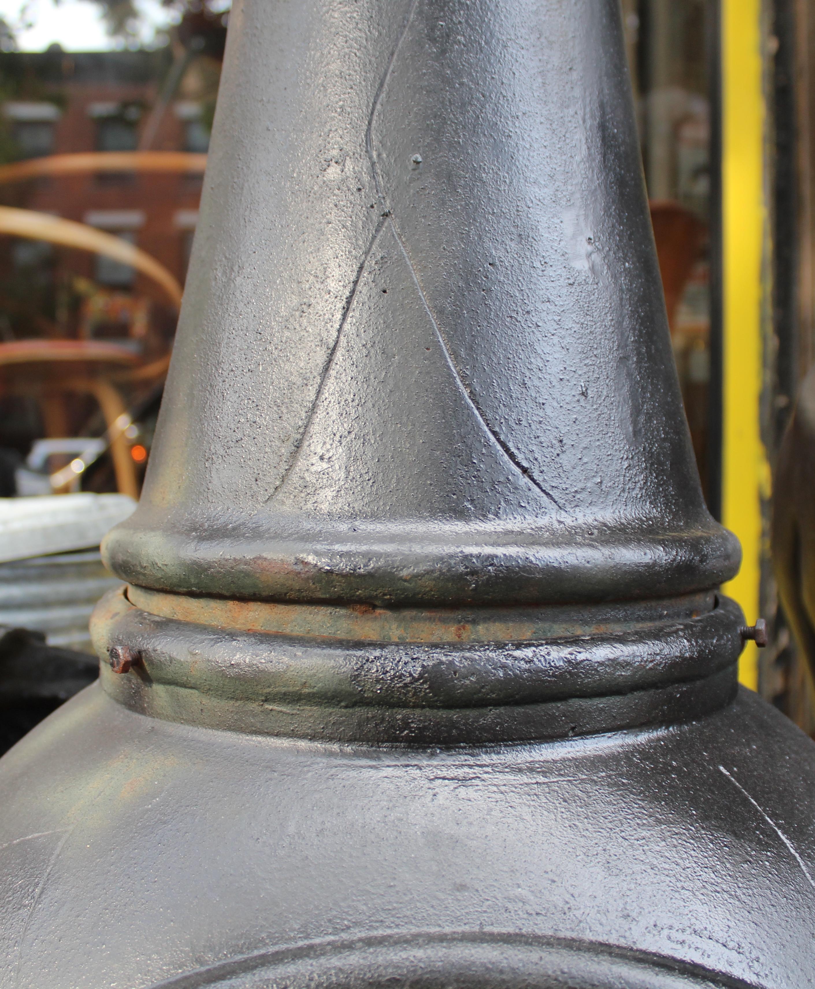 20th Century Cast Iron Chiminea / Stove For Sale