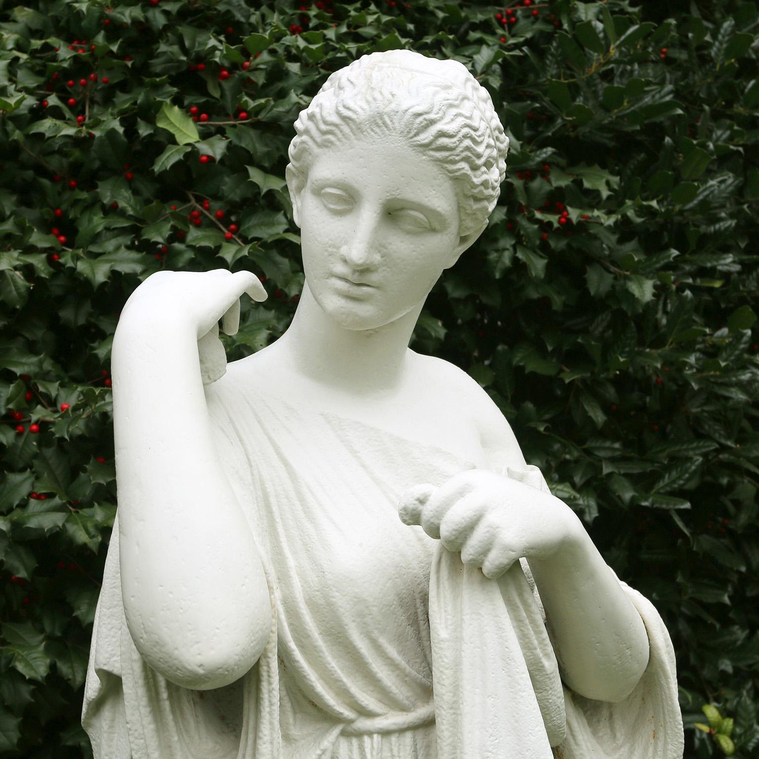 Moulage Figure classique en fonte de Diane de Gabii en vente