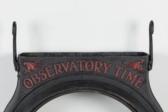 Cast Iron Clock Face Surround from Observatory Clock Tower Double-Sided