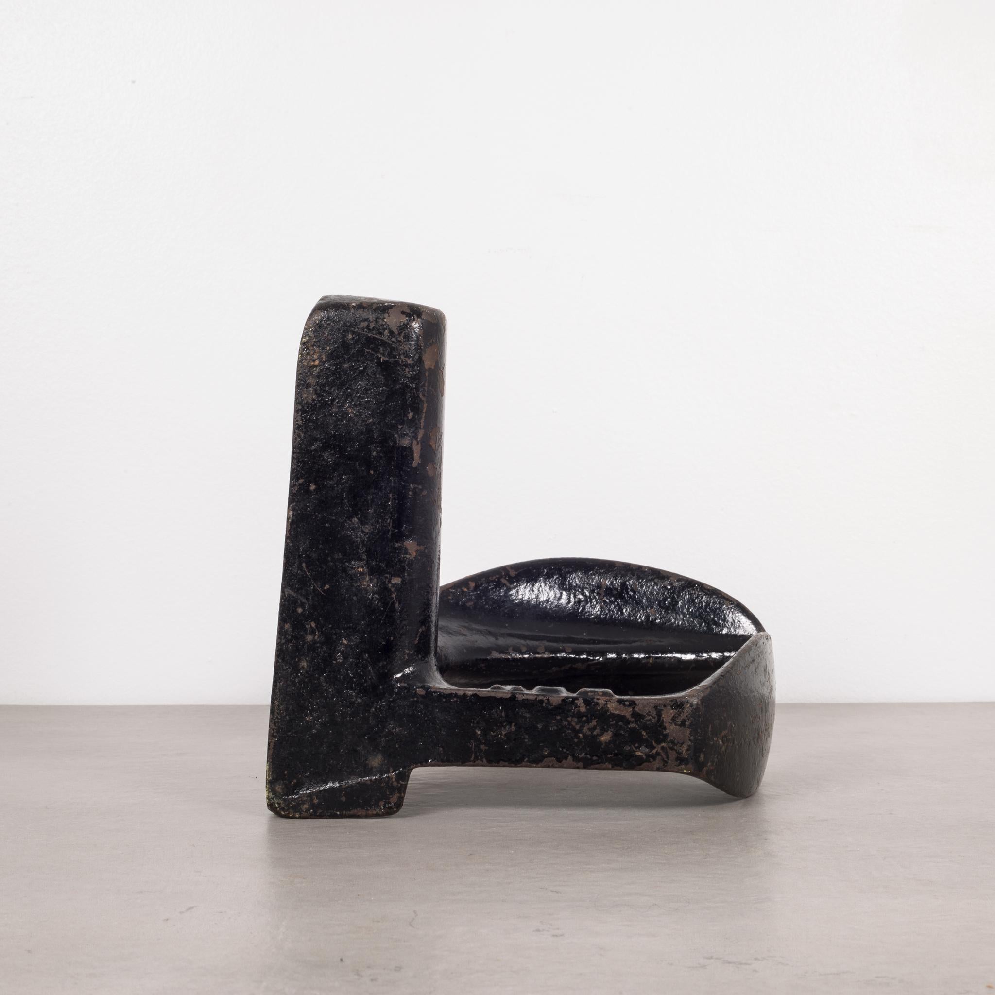 Industrial Cast Iron Cobbler Shoe Form, circa 1900-1940