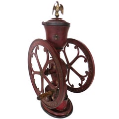 Antique Cast Iron Coffee Grinder, "Elgin National Coffee Mill", American, circa 1900