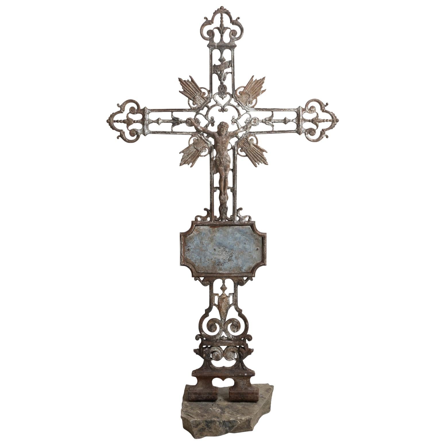 Cast Iron Crucifix
