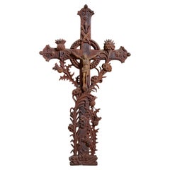 Used Cast Iron Crucifix