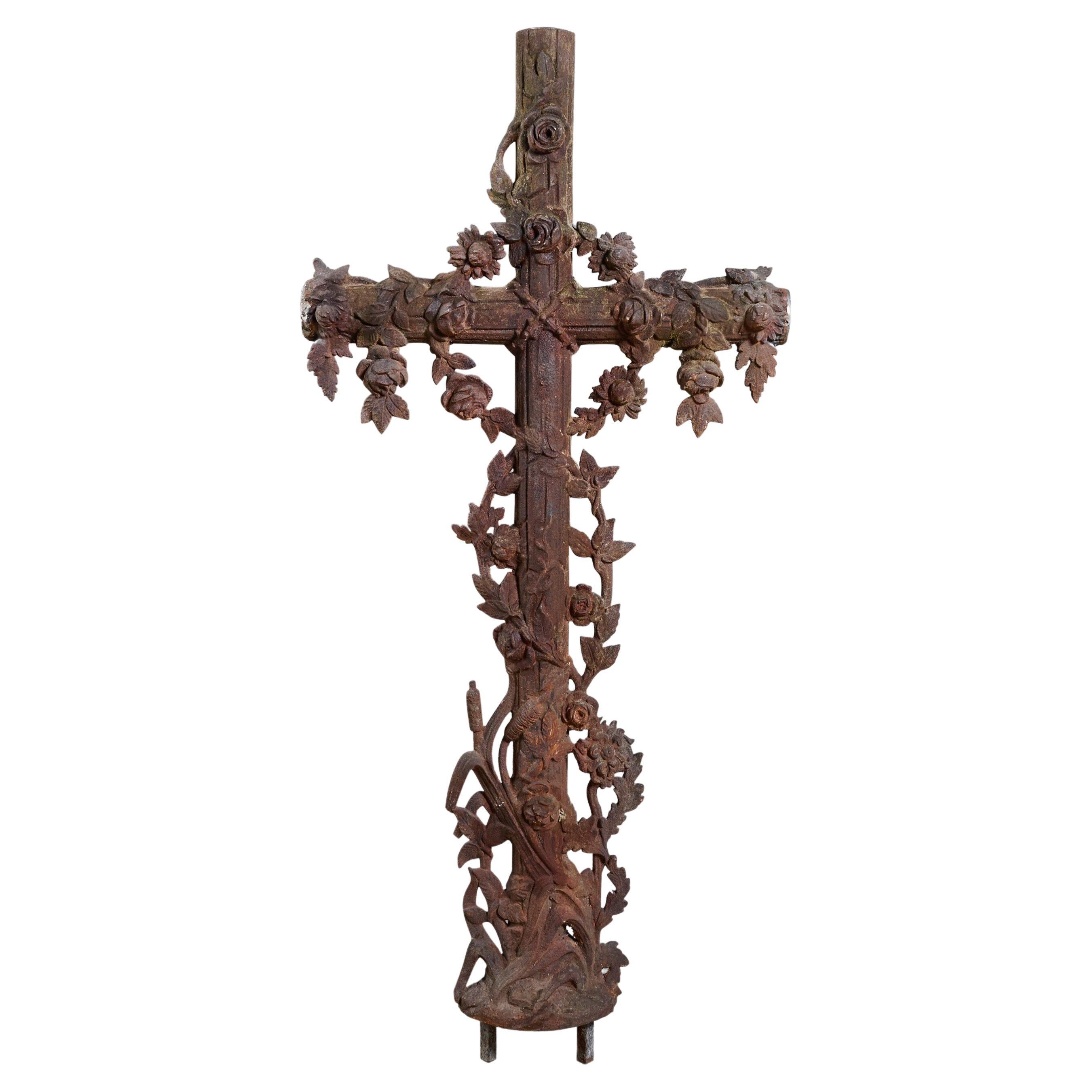 Cast Iron Crucifix