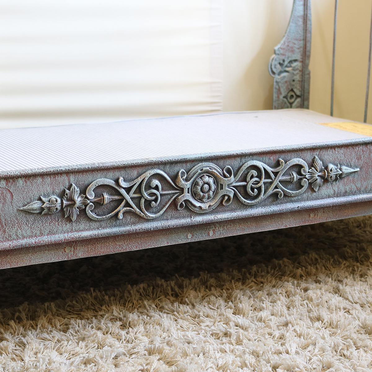 antique iron daybed