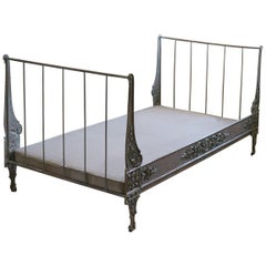 Cast Iron Daybed in Blue Verdigris MS41