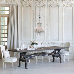 Cast Iron Dining Table, circa 1910