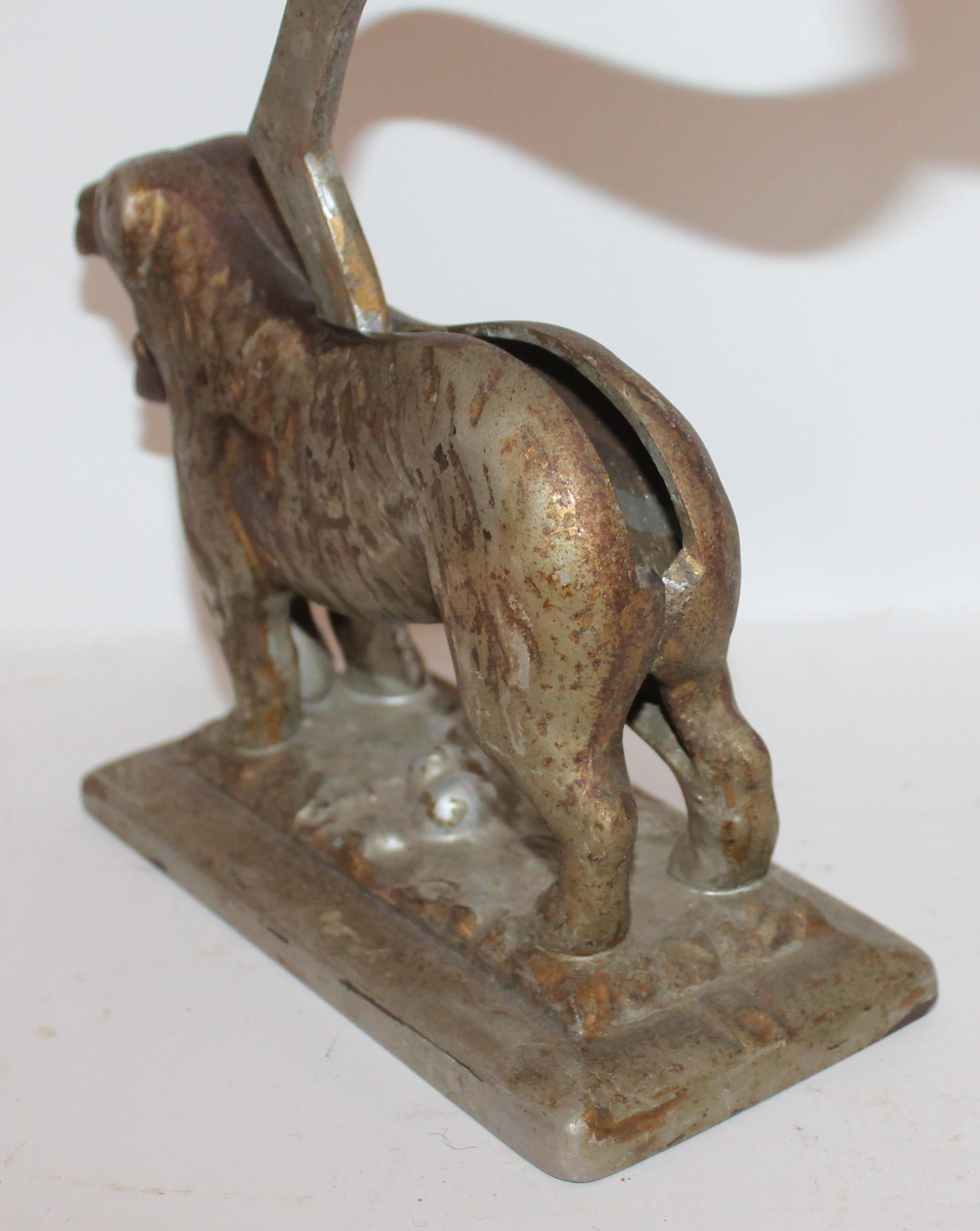 American Cast Iron Dog Nut Cracker For Sale