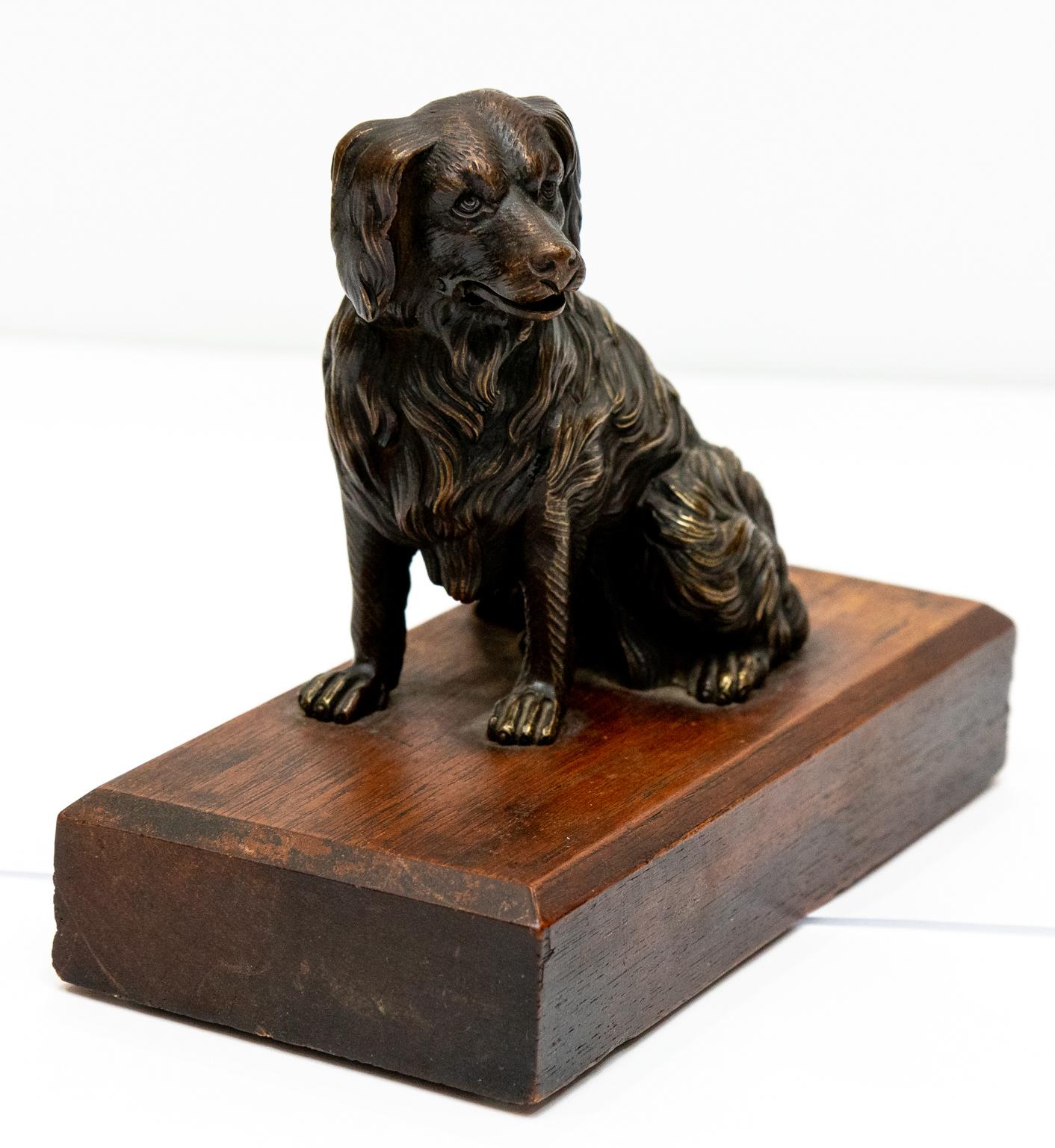 vintage cast iron dog figurines