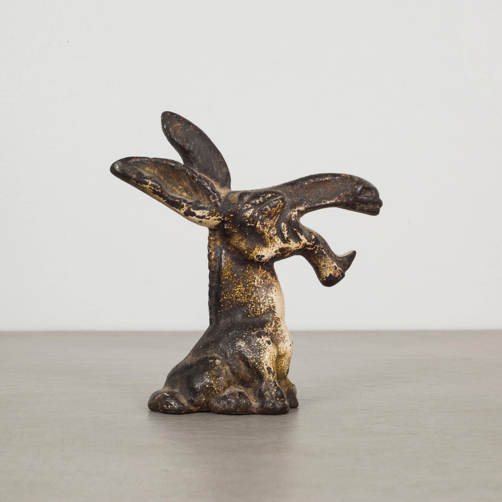 American Cast Iron Donkey Bottle Opener by Hubley, circa 1910-1940