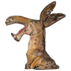 Cast Iron Donkey Bottle Opener by Hubley, circa 1910-1940