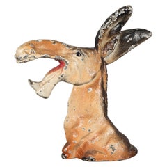 Cast Iron Donkey Bottle Opener by Hubley, circa 1910-1940