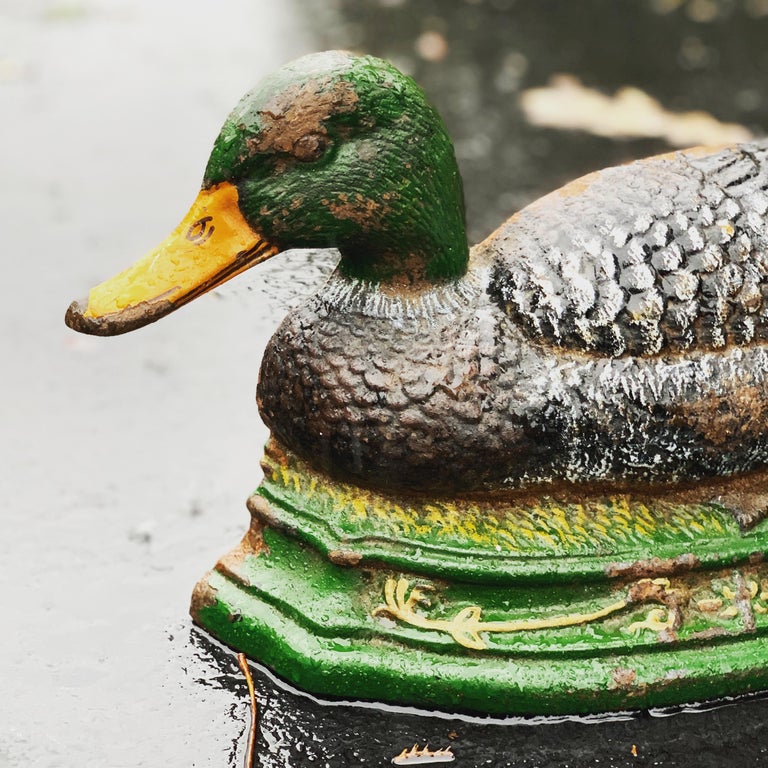 Cast Iron Duck Door Stopper at 1stDibs