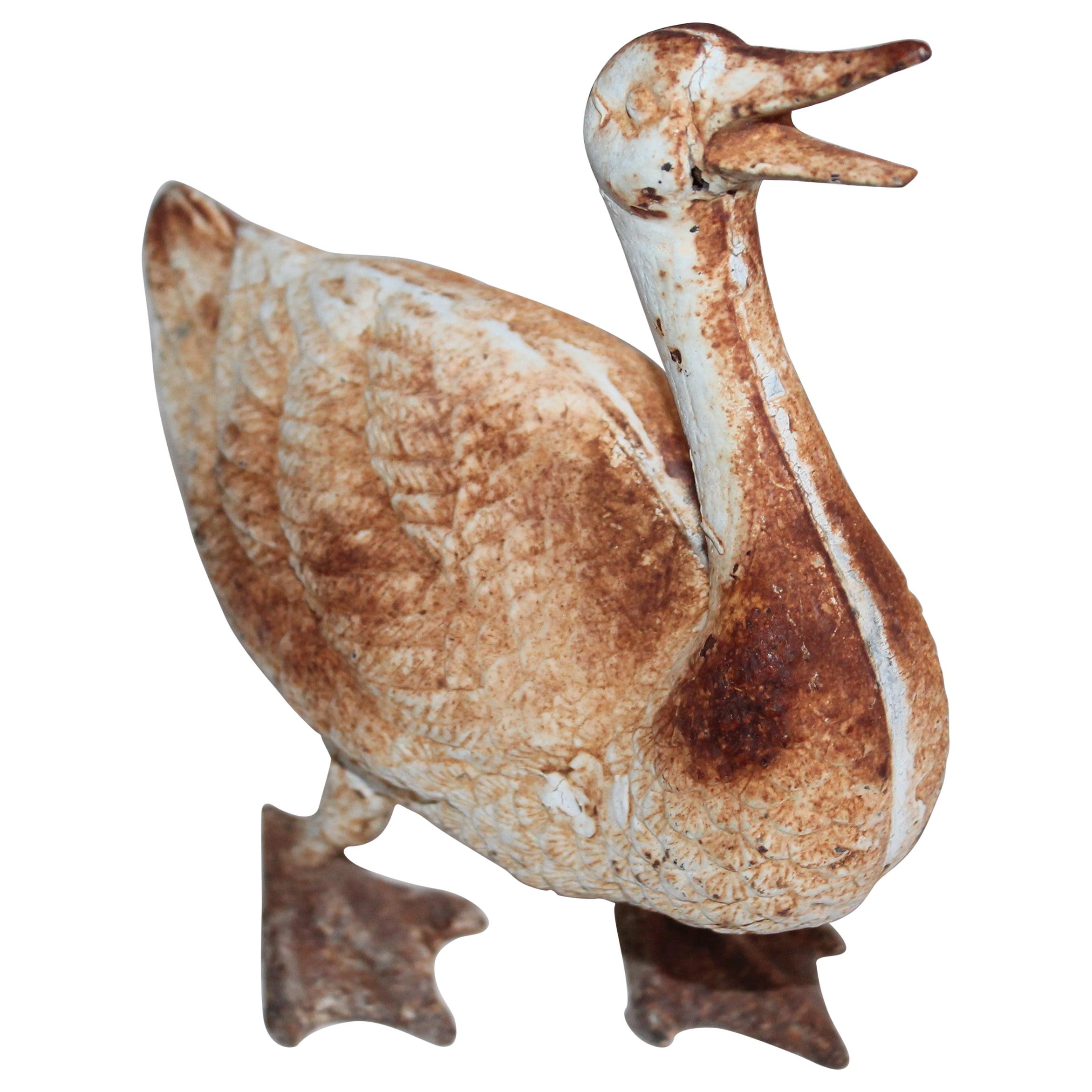 Cast Iron Duck, Early 20th Century