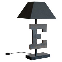 Cast Iron E Lamp