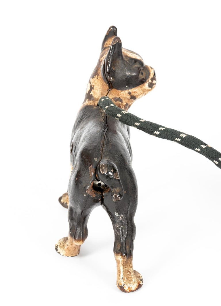Cast Iron Electric Boston Terrier Dog Cigarette Lighter at 1stDibs