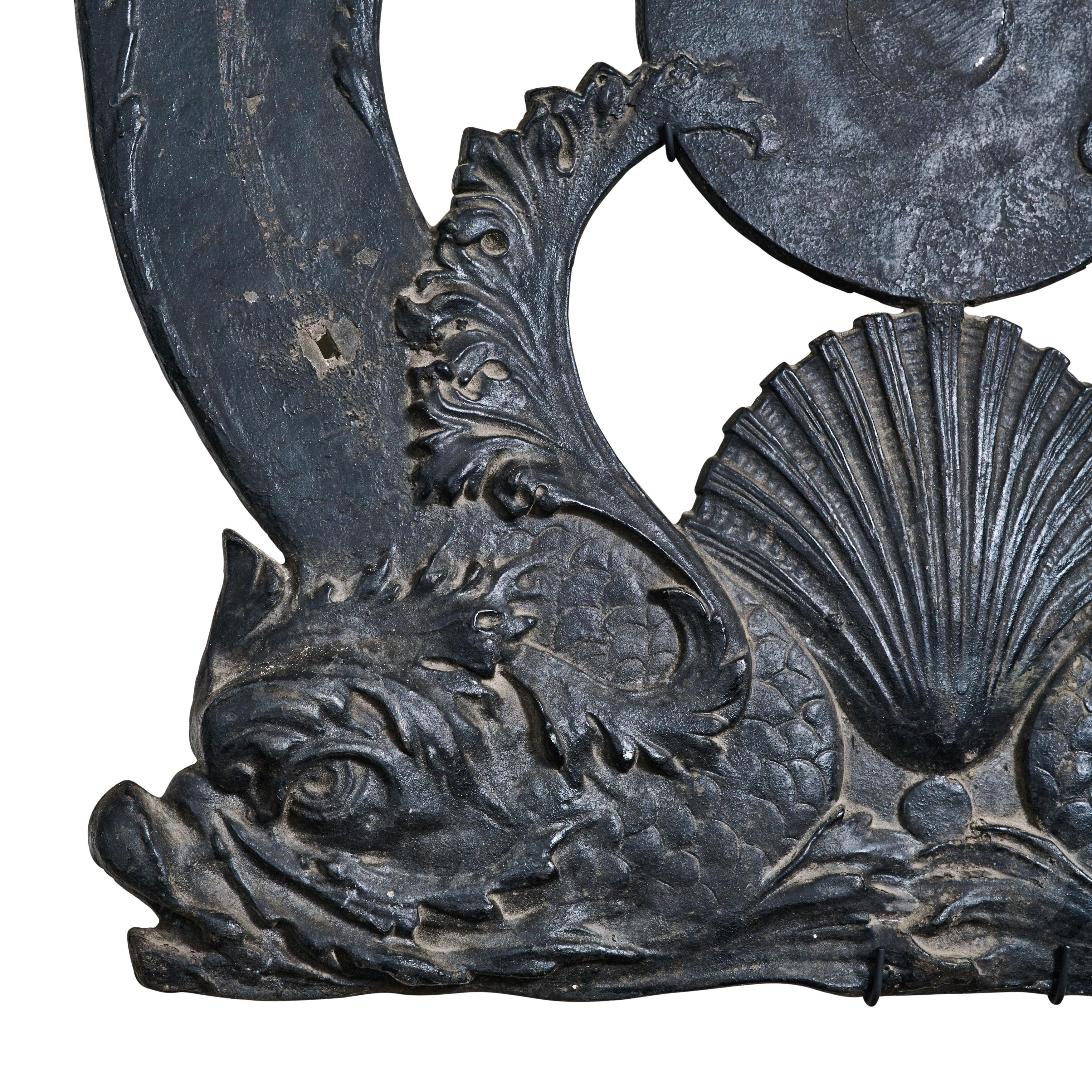 Gothic Cast Iron Elevator Indicator Panel from the Fisher Building Chicago