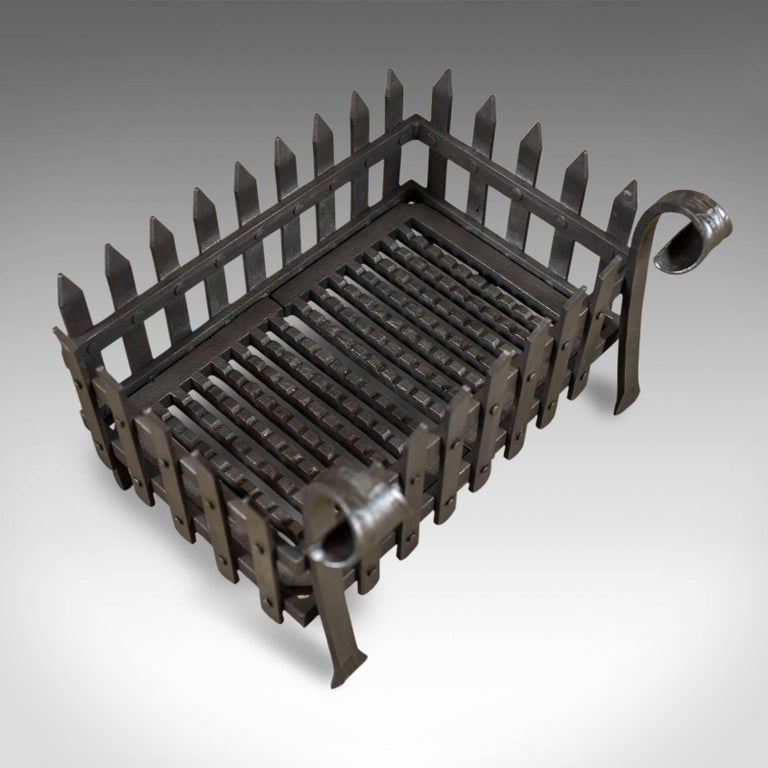 Cast Iron Fire Basket In Georgian Taste Freestanding Fireplace