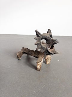 Chien de feu en fonte d'Olle Hermansson pour Husqvarna, Suède, années 1960