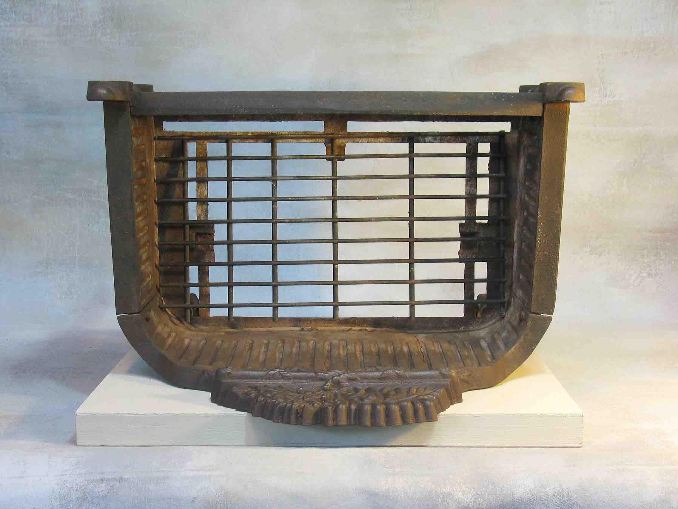 Cast Iron Fire Grate of Louis XVI Style, Early 20th Century 1