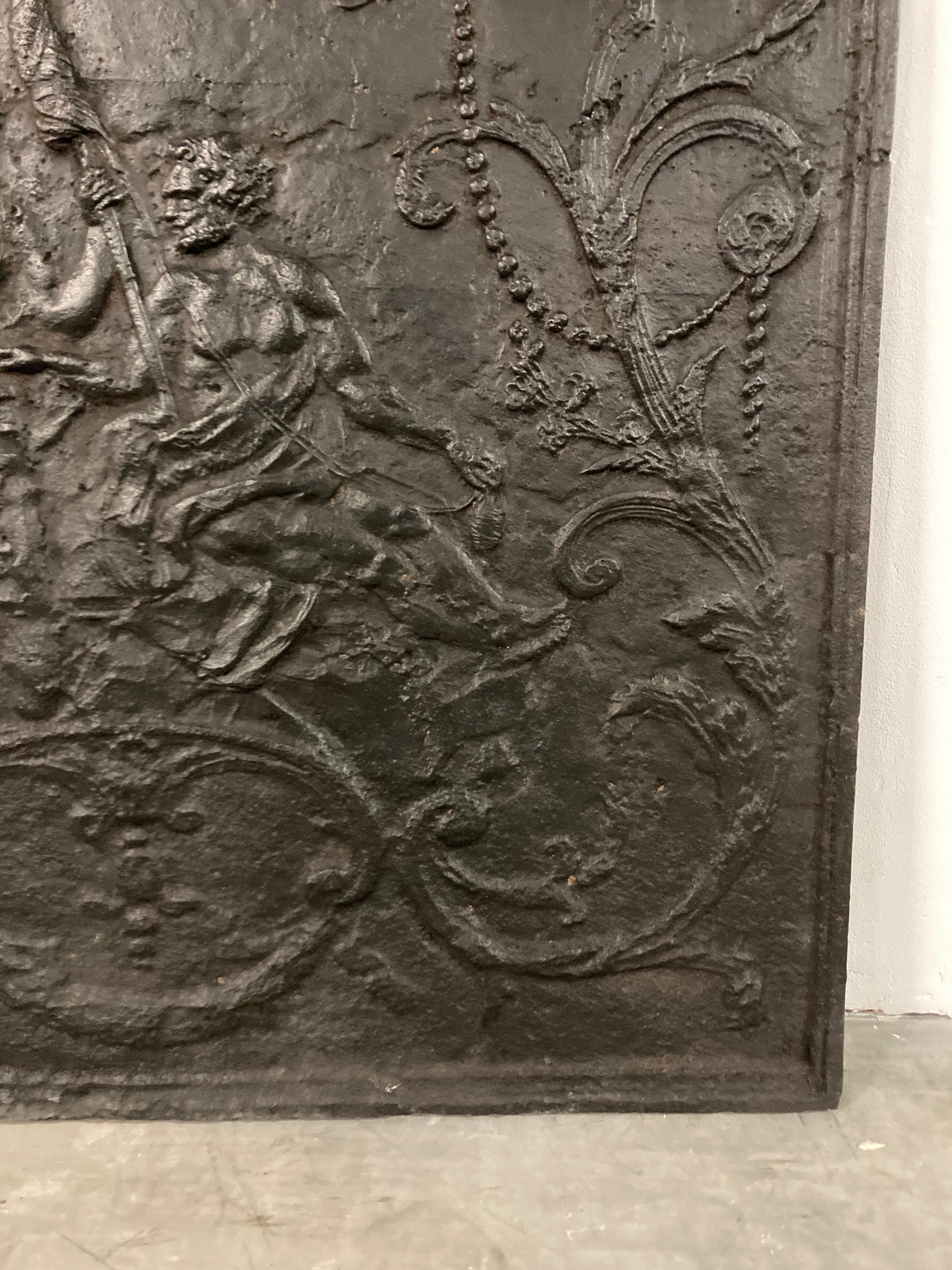 Rivestimento del camino in ghisa / Backsplash In condizioni buone in vendita a Haarlem, Noord-Holland