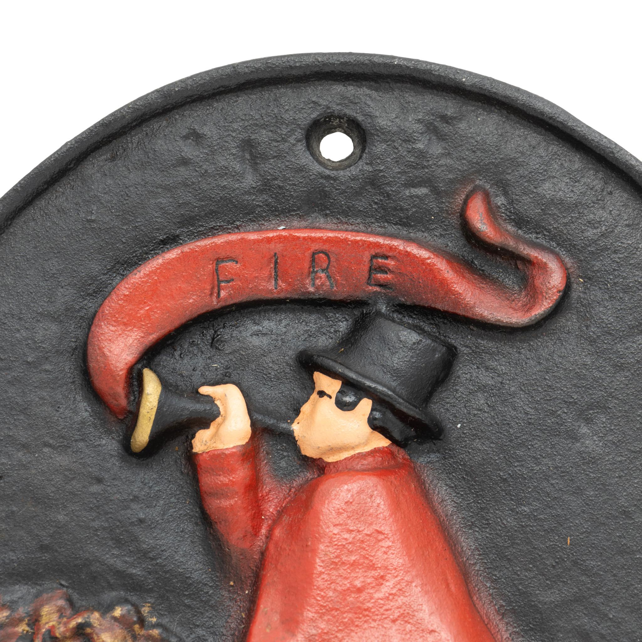 Marqueur de feu en fonte Bon état - En vente à Coeur d'Alene, ID