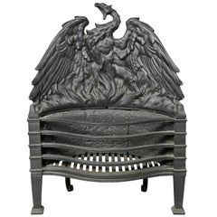 Pair Of Italian Baroque Wrought Iron And Bronze Andirons For Sale