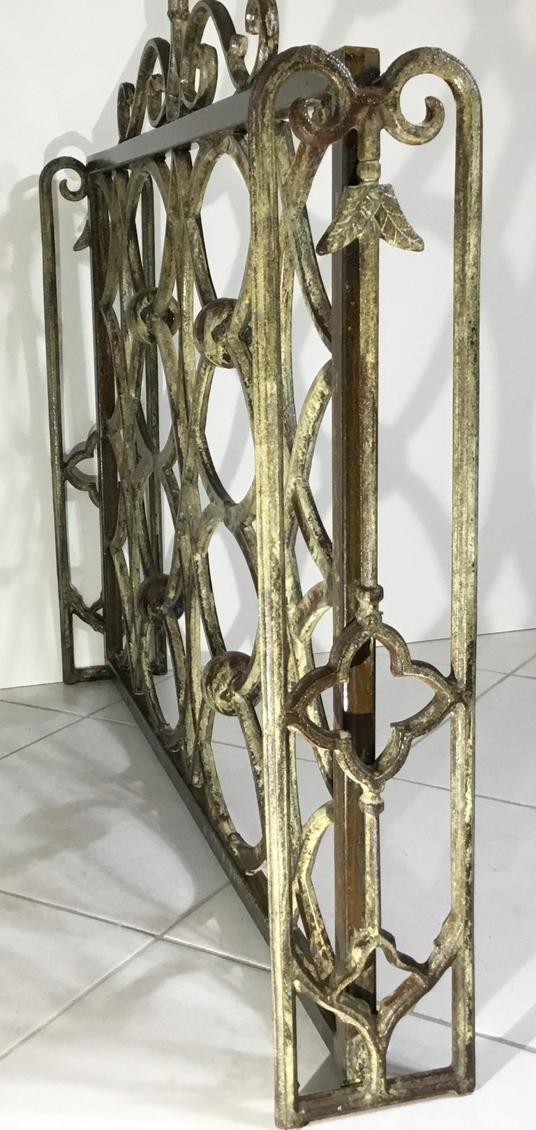 Cast Iron Fireplace Screen at 1stDibs