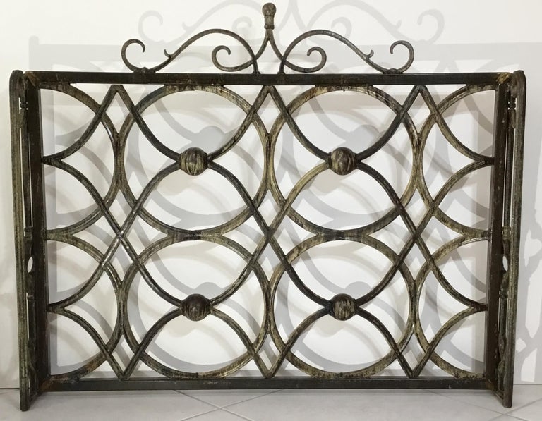 Cast Iron Fireplace Screen at 1stDibs