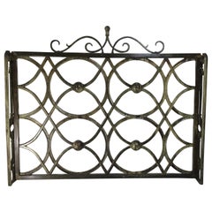 Cast Iron Fireplace Screen
