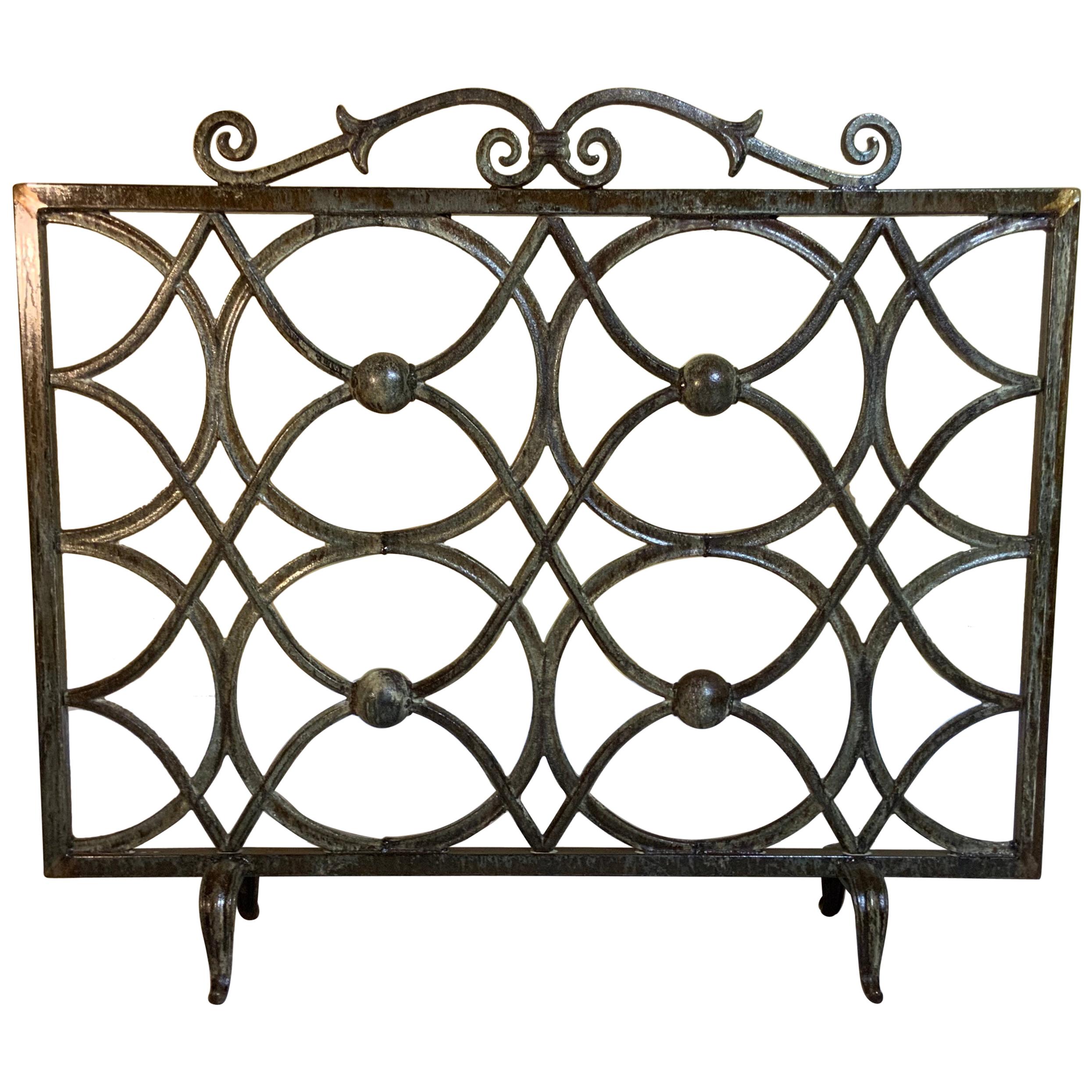 Cast Iron Fireplace Screen