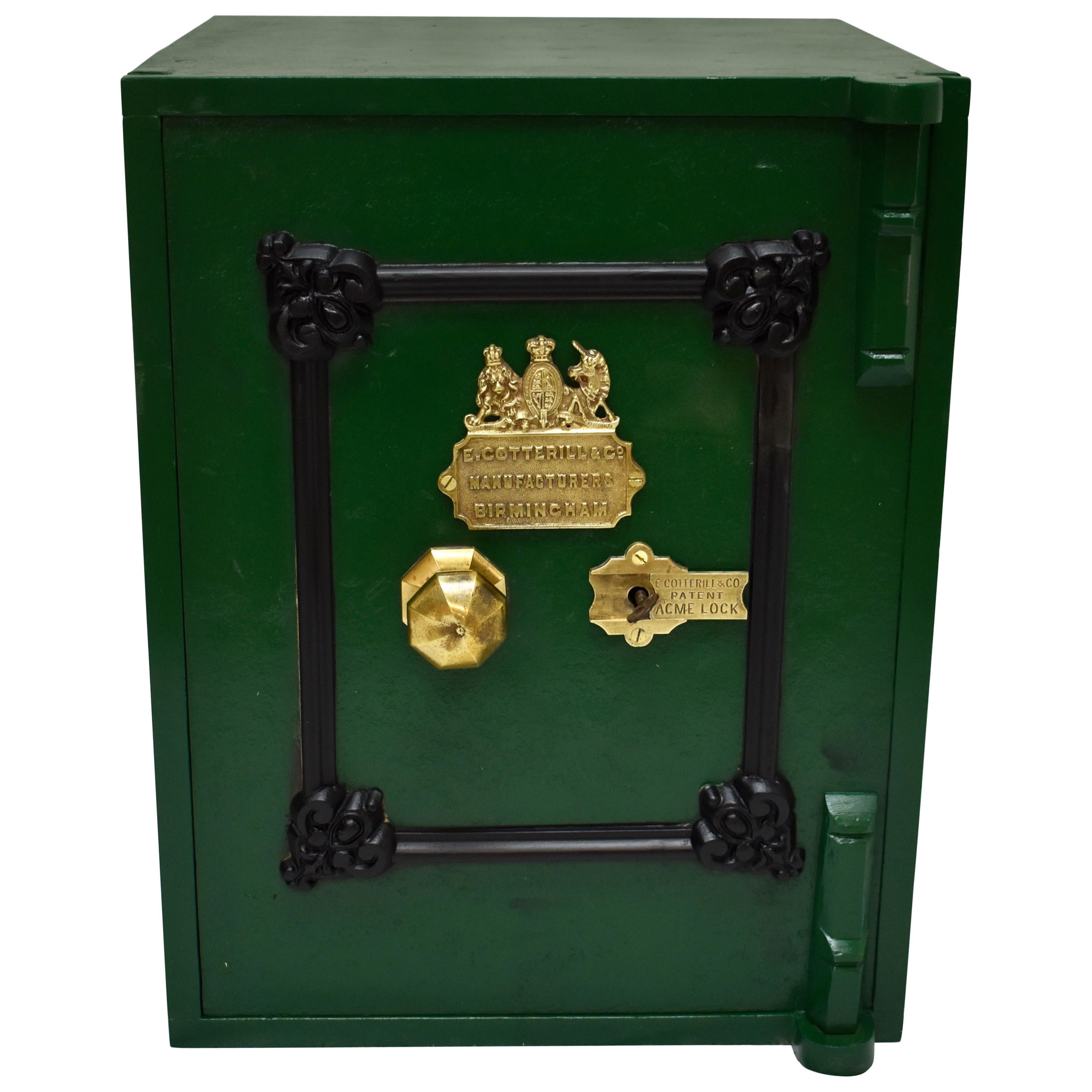 Cast Iron Floor Safe by E. Cotterill & Co., England, 1870