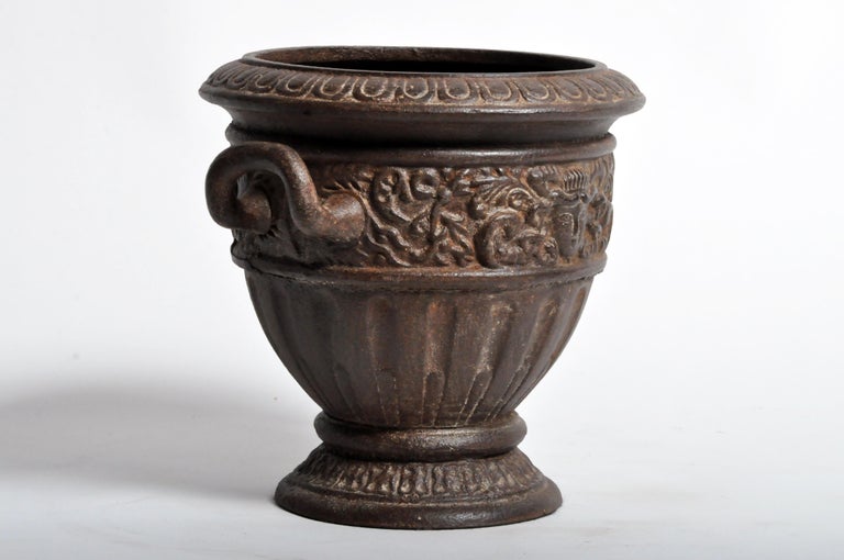 Cast Iron Flower Pot at 1stDibs