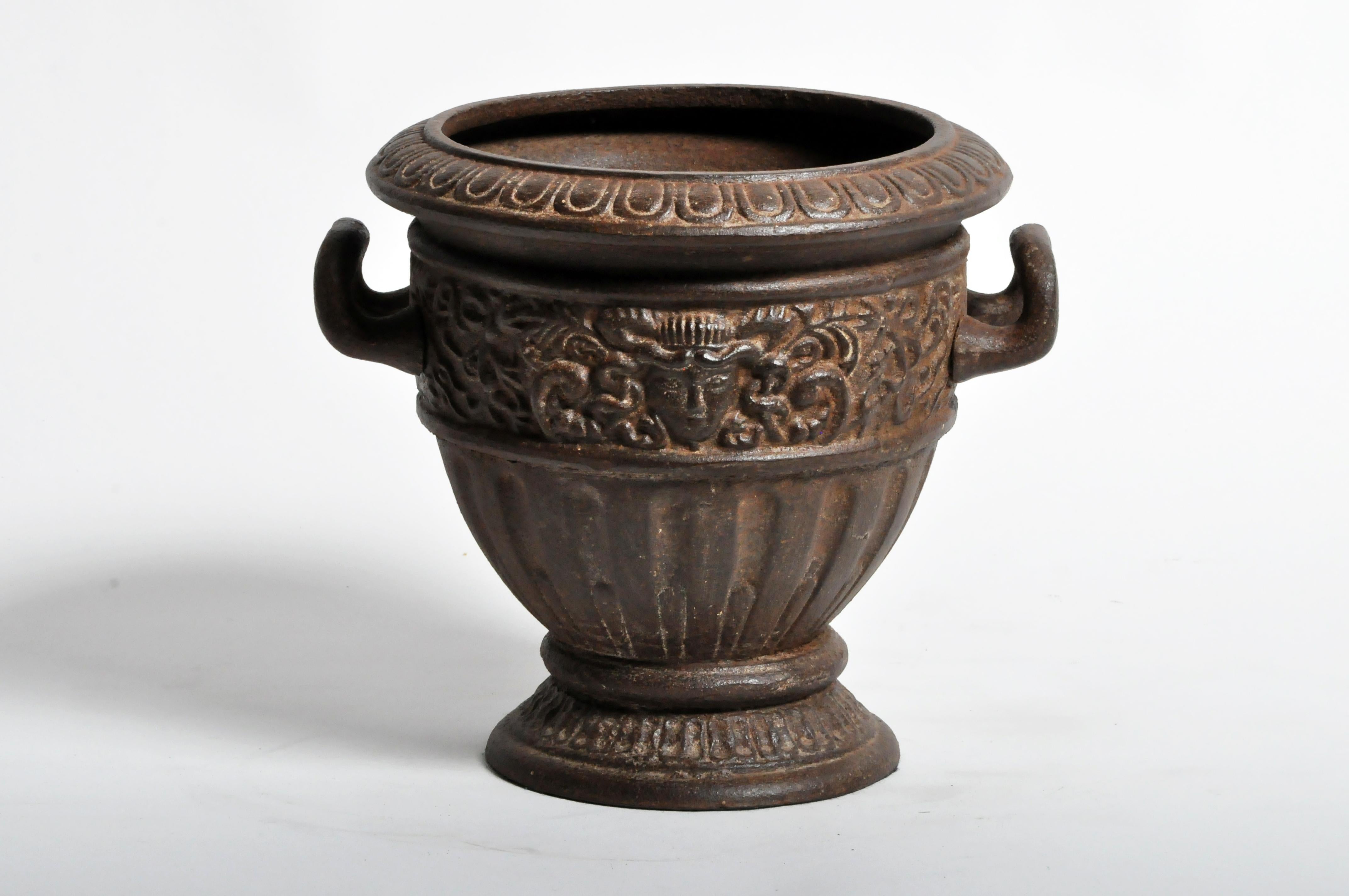 Indian Cast Iron Flower Pot