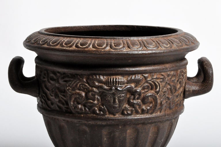 Cast Iron Flower Pot at 1stDibs