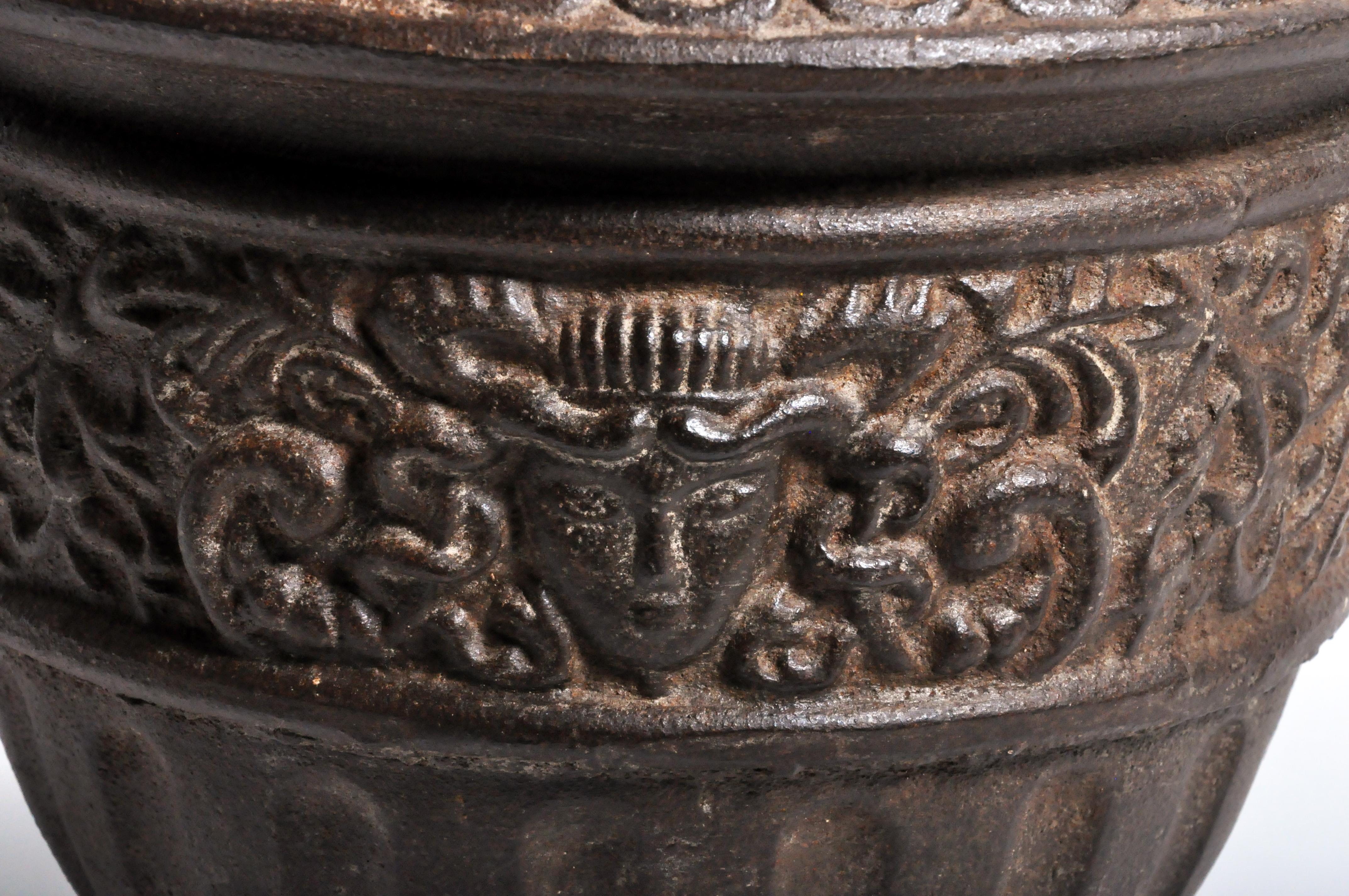 Cast Iron Flower Pot 2