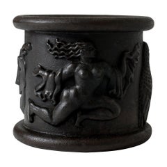 Cast Iron Flower Pot Model #1 by Anna Petrus for Näfveqvarns Bruk, Sweden, 1920s