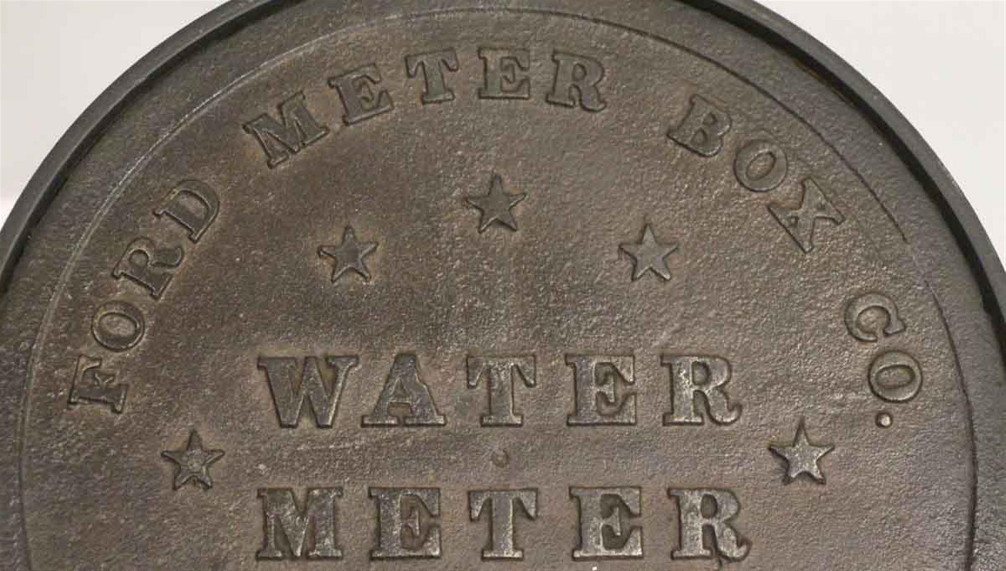 cast iron water meter cover