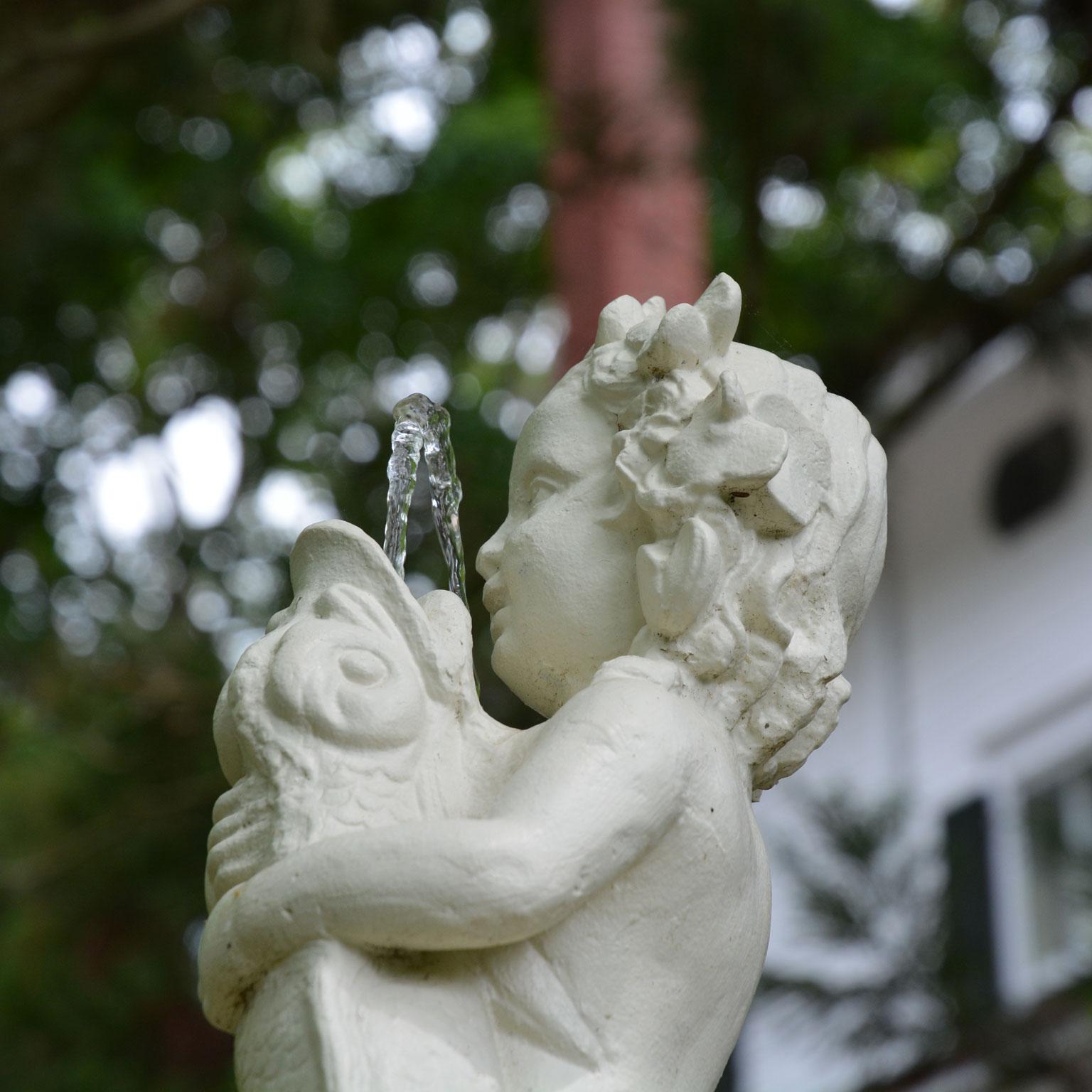 Victorian Cast-Iron Fountain from Fiske Family