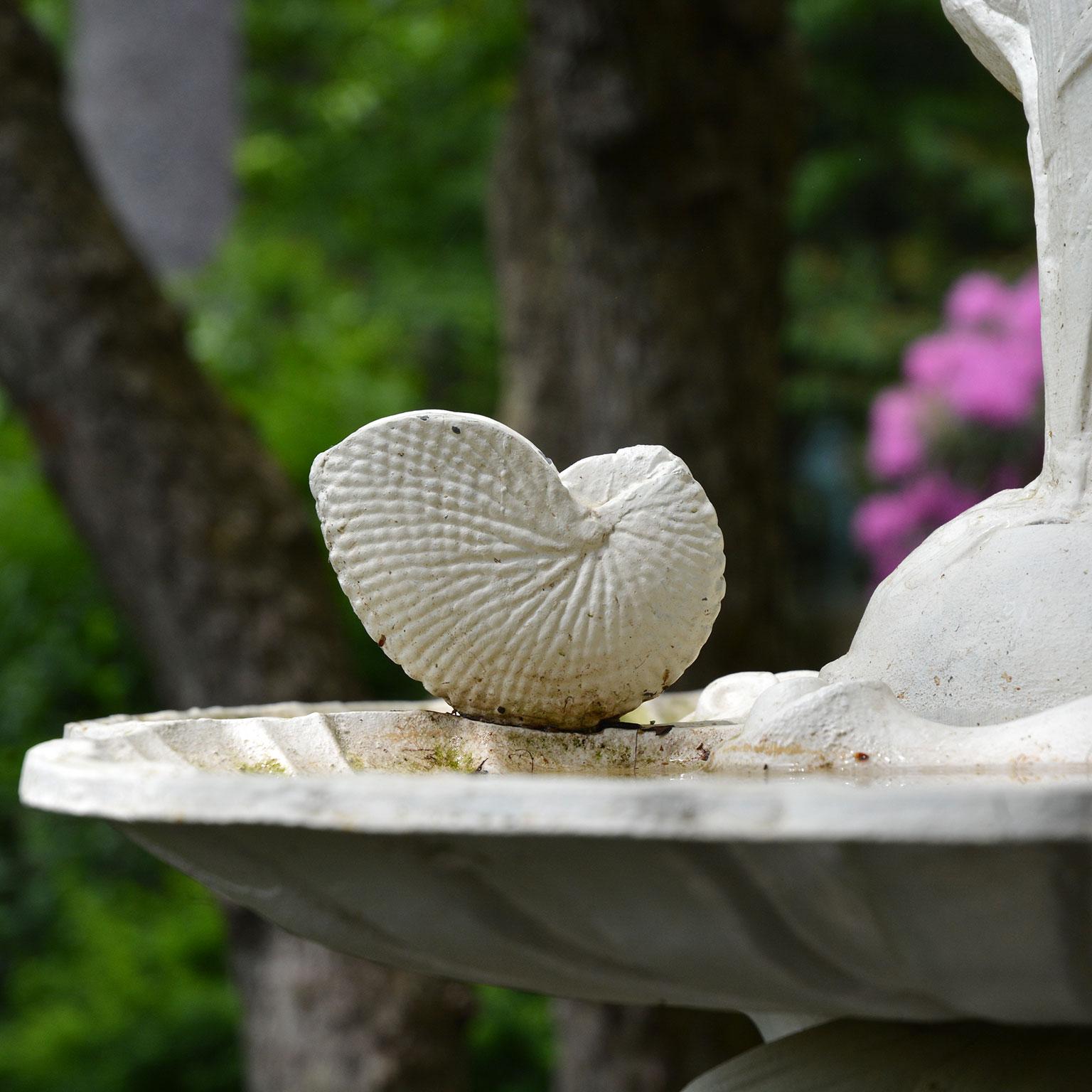 Cast-Iron Fountain from Fiske Family In Good Condition In Katonah, NY