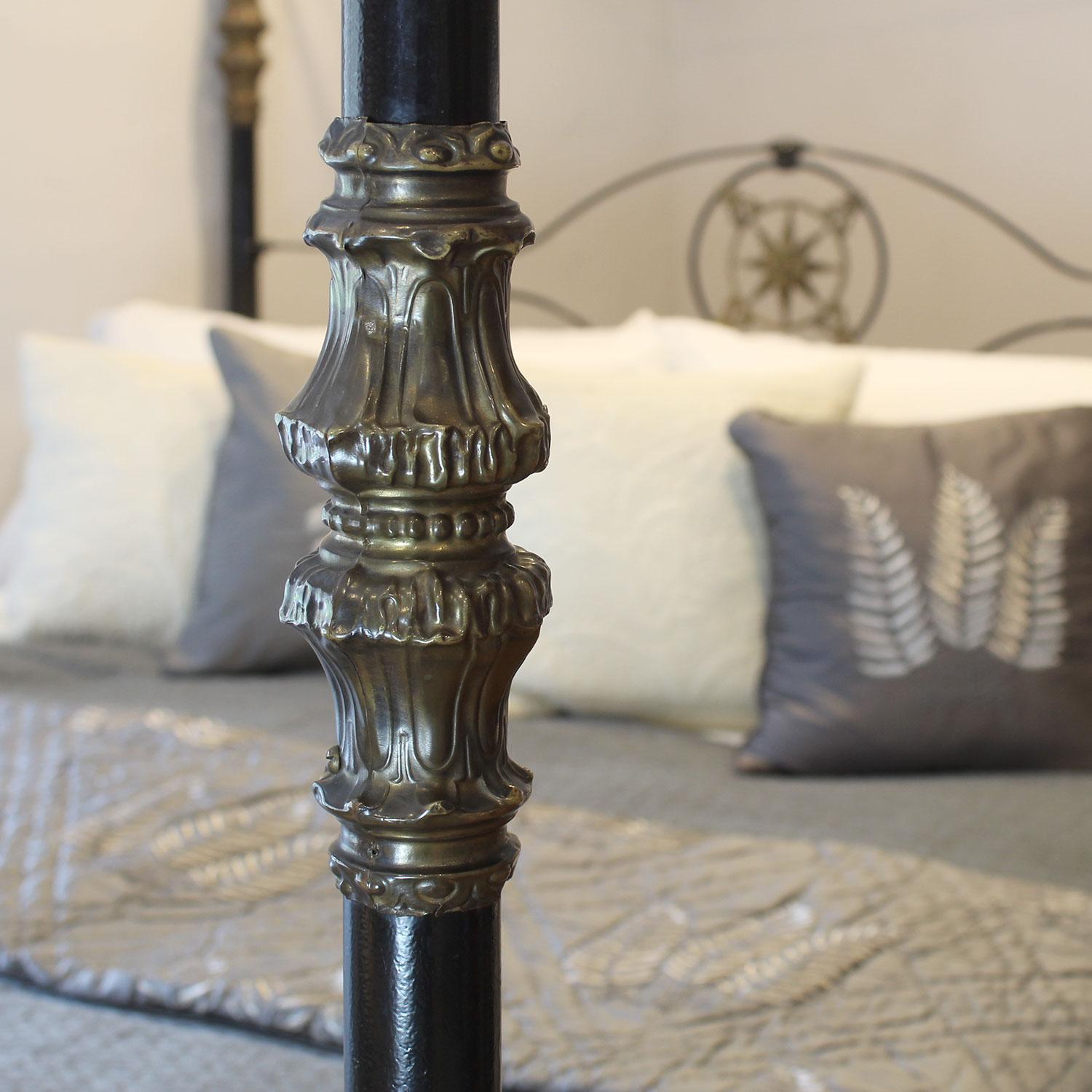 Cast Iron Four Poster Bed, M4P48 In Good Condition In Wrexham, GB
