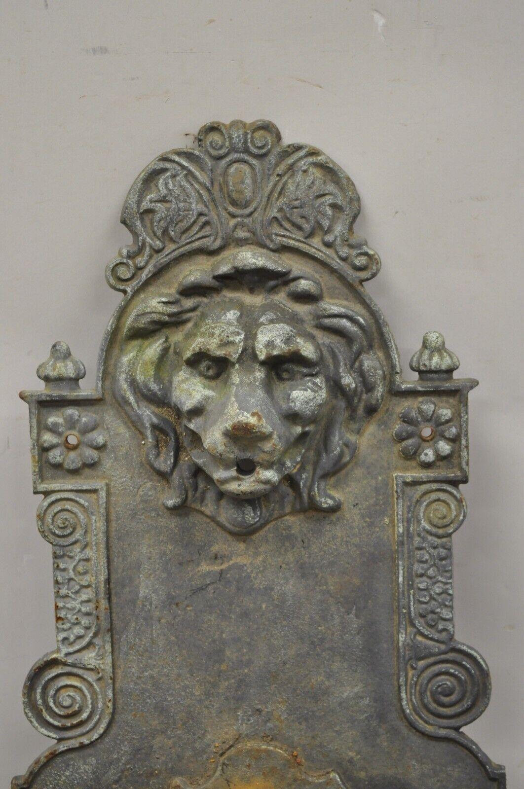 antique cast iron water fountain
