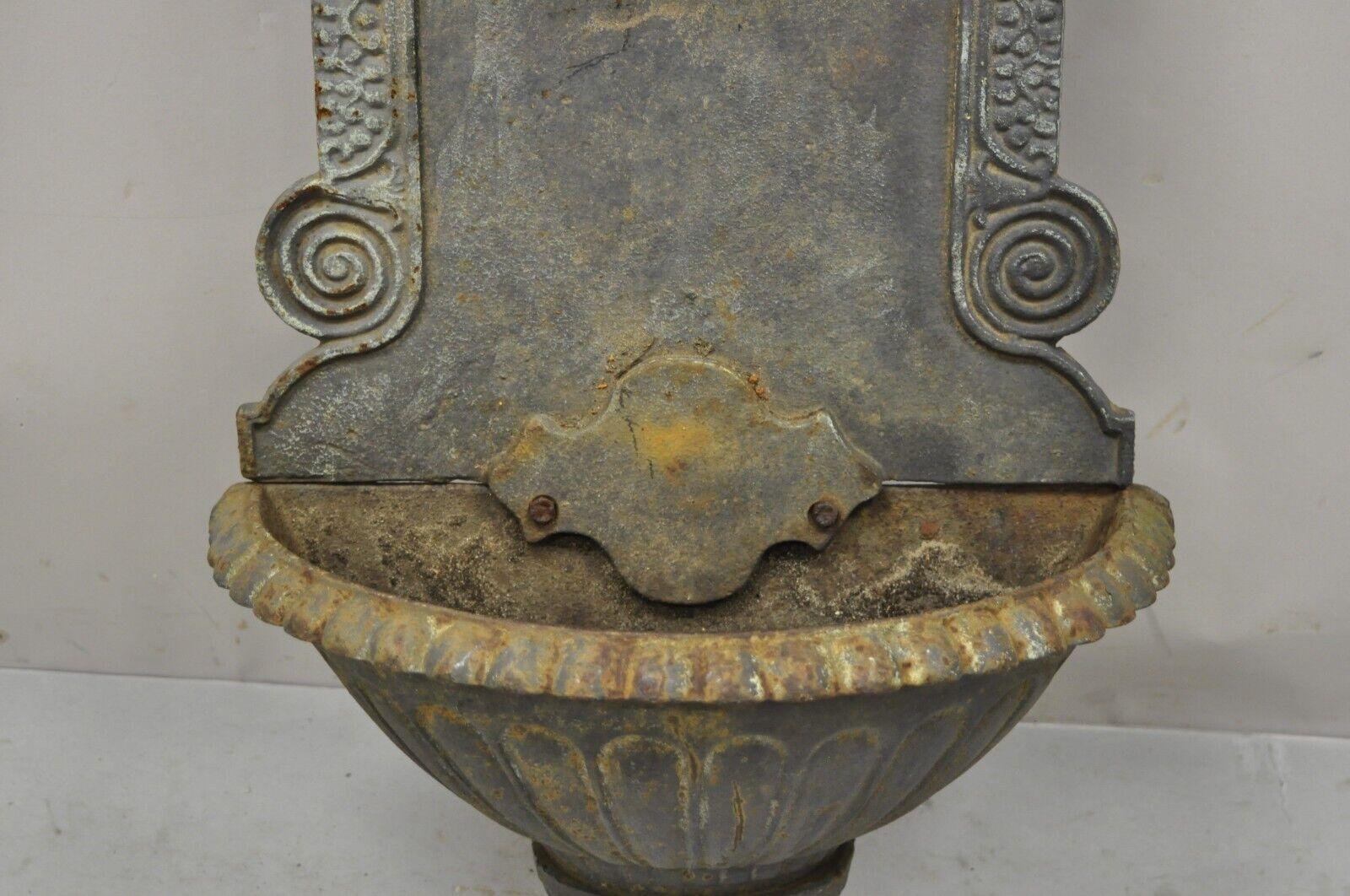 lion wall water fountain
