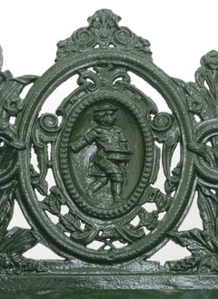 Cast Iron Garden Bench, 1880