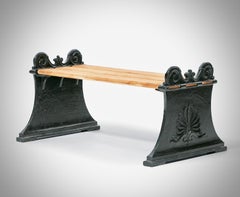 Panchina da giardino in ghisa  da Folke Bensow