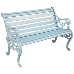 Used Cast Iron Garden Bench